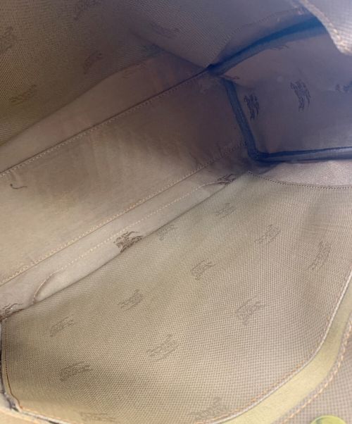 Burberry's（バーバリー）Burberry's (バーバリーズ) トートバッグ ベージュ×ブラウンの古着・服飾アイテム