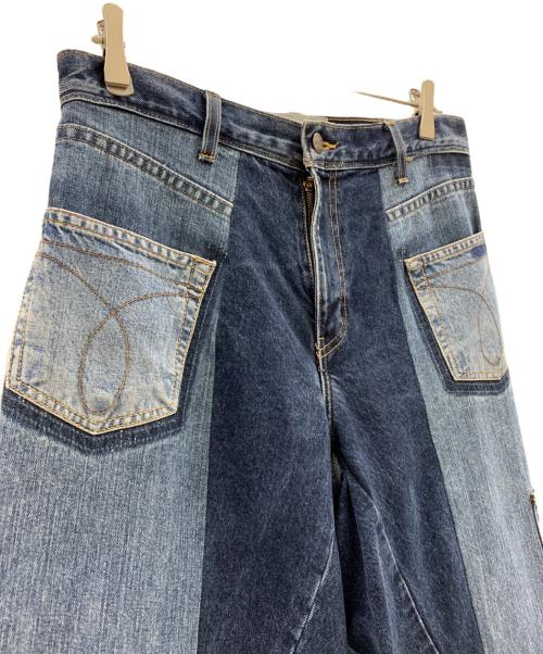 LIAM HODGES（リアムホッジス）LIAM HODGES (リアムホッジス) Liam Hodges パッチワークデニムパンツ インディゴ サイズ:Wの古着・服飾アイテム