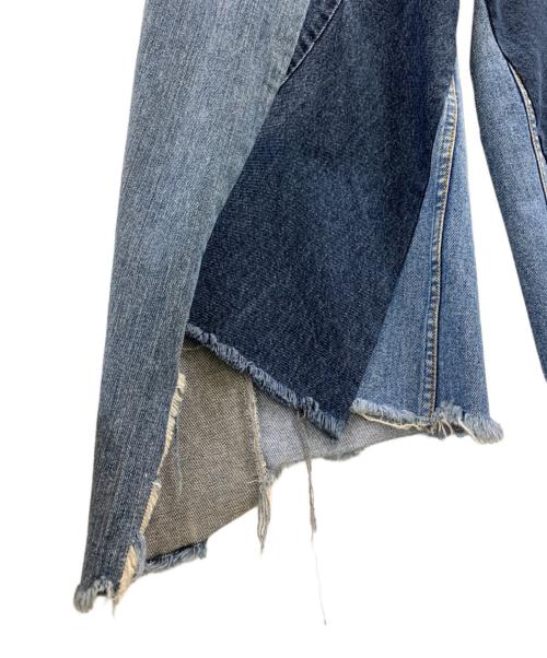 LIAM HODGES（リアムホッジス）LIAM HODGES (リアムホッジス) Liam Hodges パッチワークデニムパンツ インディゴ サイズ:Wの古着・服飾アイテム