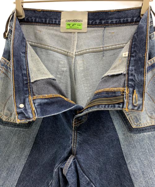 LIAM HODGES（リアムホッジス）LIAM HODGES (リアムホッジス) Liam Hodges パッチワークデニムパンツ インディゴ サイズ:Wの古着・服飾アイテム
