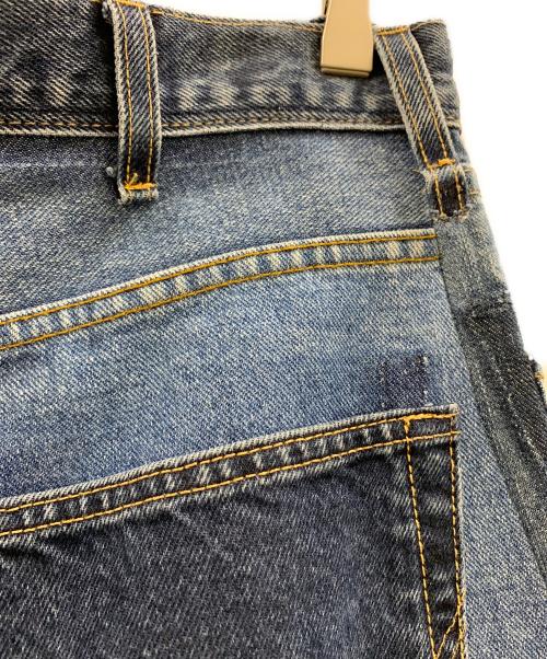 LIAM HODGES（リアムホッジス）LIAM HODGES (リアムホッジス) Liam Hodges パッチワークデニムパンツ インディゴ サイズ:Wの古着・服飾アイテム