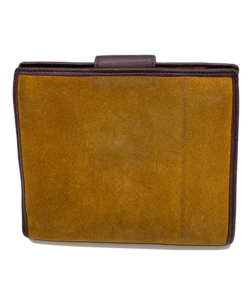 LOEWE（ロエベ）LOEWE (ロエベ) LOEWE　財布 ブラウン×ワインレッドの古着・服飾アイテム