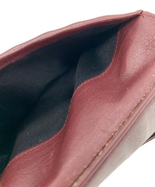 LOEWE（ロエベ）LOEWE (ロエベ) LOEWE　財布 ブラウン×ワインレッドの古着・服飾アイテム