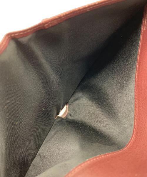 LOEWE（ロエベ）LOEWE (ロエベ) LOEWE　財布 ブラウン×ワインレッドの古着・服飾アイテム