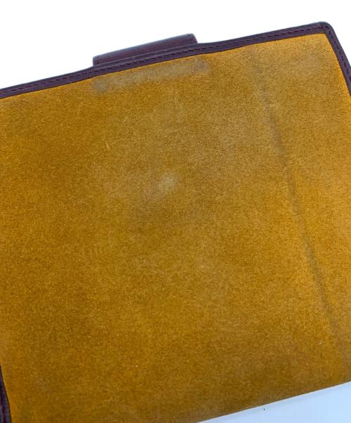 LOEWE（ロエベ）LOEWE (ロエベ) LOEWE　財布 ブラウン×ワインレッドの古着・服飾アイテム