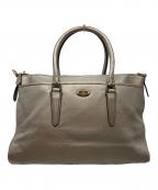 COACHコーチ）の古着「COACH　2WAYバッグ」｜ベージュ