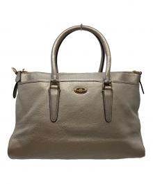 COACH（コーチ）の古着「COACH　2WAYバッグ」｜ベージュ