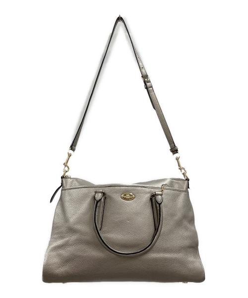 COACH（コーチ）COACH (コーチ) COACH　2WAYバッグ ベージュの古着・服飾アイテム