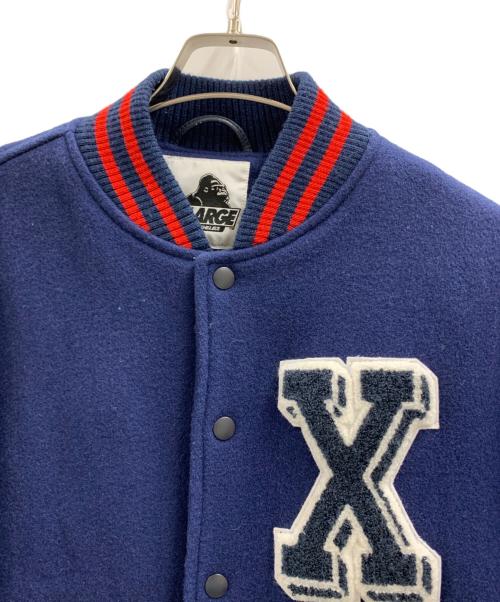 X-LARGE（エクストララージ）X-LARGE (エクストララージ) X-LARGE（エクストララージ）スタジャン ブルー×レッド サイズ:Mの古着・服飾アイテム