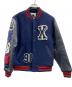 X-LARGE（エクストララージ）の古着「X-LARGE（エクストララージ）スタジャン」｜ブルー×レッド