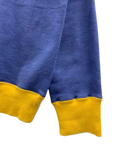 WAREHOUSE（ウエアハウス）WAREHOUSE (ウエアハウス) WAREHOUSE　スウェットシャツ ネイビー×イエロー サイズ:44の古着・服飾アイテム