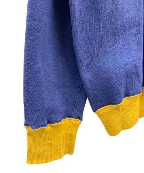 WAREHOUSE（ウエアハウス）WAREHOUSE (ウエアハウス) WAREHOUSE　スウェットシャツ ネイビー×イエロー サイズ:44の古着・服飾アイテム