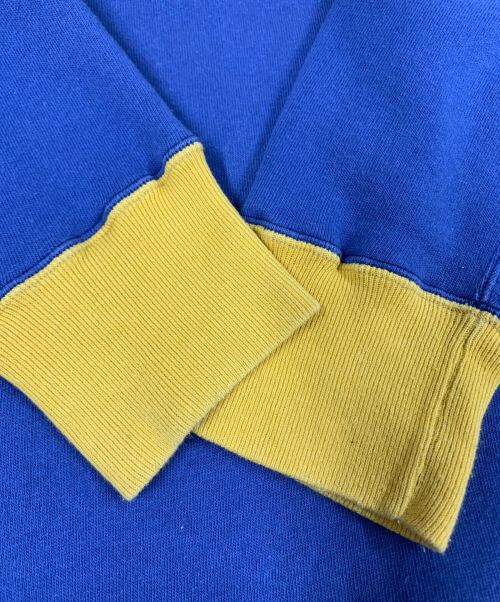 WAREHOUSE（ウエアハウス）WAREHOUSE (ウエアハウス) WAREHOUSE　スウェットシャツ ネイビー×イエロー サイズ:44の古着・服飾アイテム