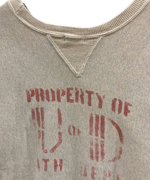 WAREHOUSE（ウエアハウス）WAREHOUSE (ウエアハウス) WAREHOUSE　スウェット アイボリー サイズ:Lの古着・服飾アイテム