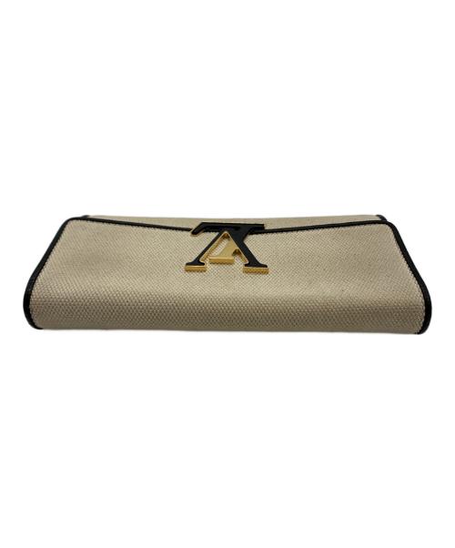 LOUIS VUITTON（ルイ ヴィトン）LOUIS VUITTON (ルイ ヴィトン) 財布 ベージュ×ブラックの古着・服飾アイテム