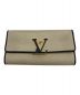 LOUIS VUITTON（ルイ ヴィトン）の古着「財布」｜ベージュ×ブラック