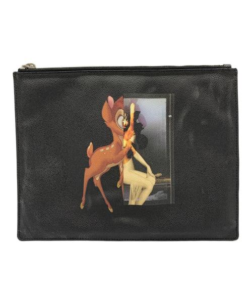 GIVENCHY（ジバンシィ）GIVENCHY (ジバンシィ) Disney (ディズニー) GIVENCHY　Disney　ポーチ ブラックの古着・服飾アイテム