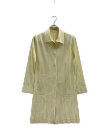 PLEATS PLEASE（プリーツプリーズ）の古着「PLEATS PLEASE　プリーツシャツワンピース」｜ベージュ