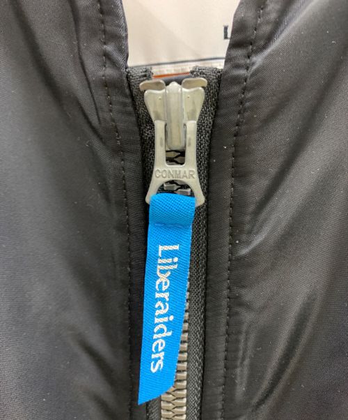 Liberaiders（リベレイダース）Liberaiders (リベレイダース) フライトジャケット ブラック×オレンジ サイズ:Mの古着・服飾アイテム