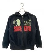 HARDCORE CHOCOLATEハードコア チョコレート）の古着「HARDCORE CHOCOLATE　パーカー」｜ブラック