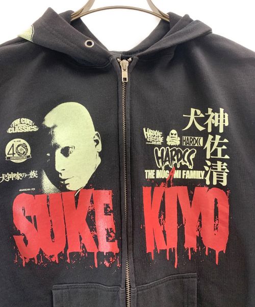 HARDCORE CHOCOLATE（ハードコア チョコレート）HARDCORE CHOCOLATE (ハードコア チョコレート) HARDCORE CHOCOLATE　パーカー ブラック サイズ:Mの古着・服飾アイテム