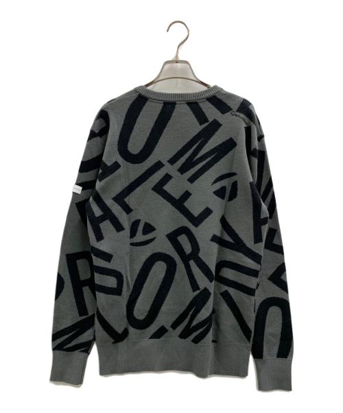 TaylorMade（テーラーメイド）TaylorMade (テーラーメイド) TaylorMade　TMクルーセーター グレー×ブラックの古着・服飾アイテム