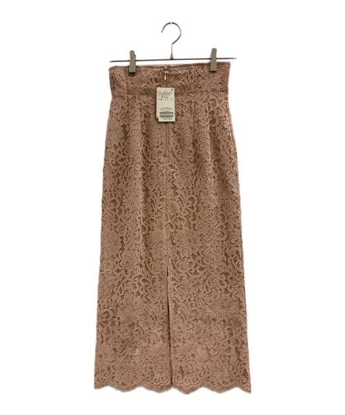 Noble（ノーブル）Noble (ノーブル) Noble リバーレーススカート ピンク サイズ:W34 未使用品の古着・服飾アイテム