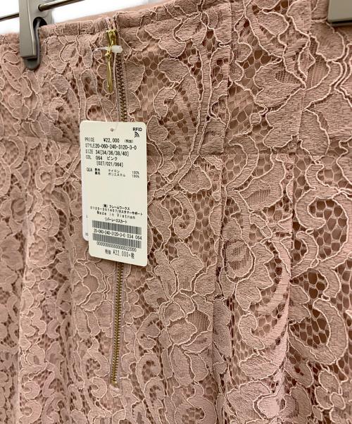 Noble（ノーブル）Noble (ノーブル) Noble リバーレーススカート ピンク サイズ:W34 未使用品の古着・服飾アイテム