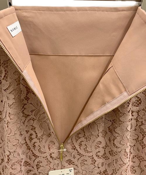 Noble（ノーブル）Noble (ノーブル) Noble リバーレーススカート ピンク サイズ:W34 未使用品の古着・服飾アイテム