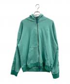 Liberaidersリベレイダース）の古着「Liberaiders　ジップパーカー」｜グリーン