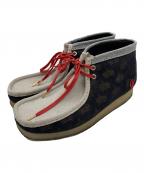 CLARKSクラークス）の古着「CLARKS　ブーツ」｜グレー×ブラック