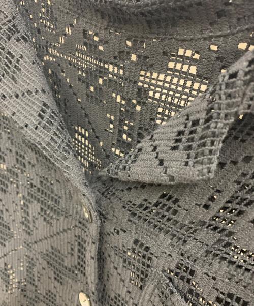 MAISON SPECIAL（メゾンスペシャル）MAISON SPECIAL (メゾンスペシャル) MAISON SPECIAL　バスケットレースオープンカラーシャツ ブラック サイズ:FREE 未使用品の古着・服飾アイテム