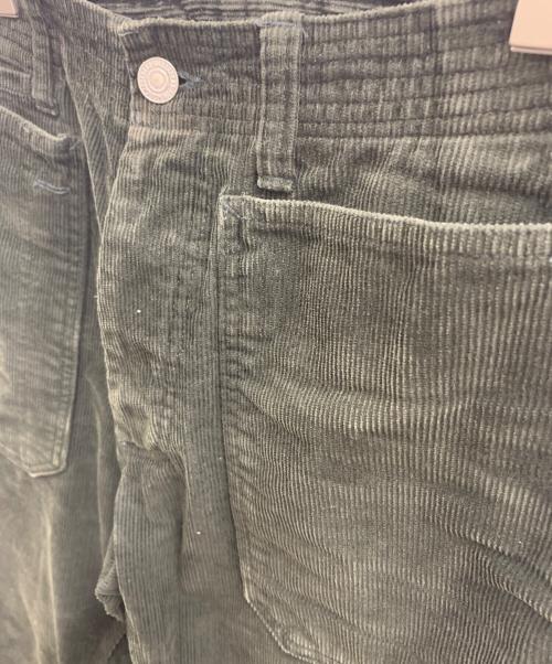 SASSAFRAS（ササフラス）SASSAFRAS (ササフラス) SASSAFRAS　コーデュロイパンツ グリーン サイズ:Sの古着・服飾アイテム