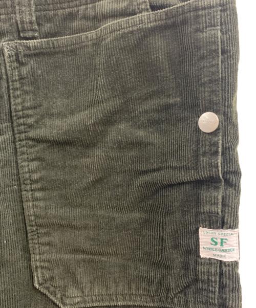 SASSAFRAS（ササフラス）SASSAFRAS (ササフラス) SASSAFRAS　コーデュロイパンツ グリーン サイズ:Sの古着・服飾アイテム