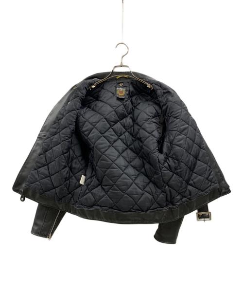 Schott（ショット）Schott (ショット) Schott　ダブルライダースジャケット ブラック サイズ:Mの古着・服飾アイテム