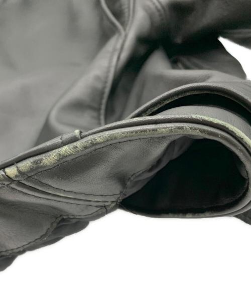 Schott（ショット）Schott (ショット) Schott　ダブルライダースジャケット ブラック サイズ:Mの古着・服飾アイテム