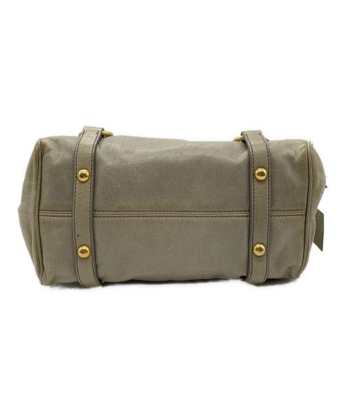 MIU MIU（ミュウミュウ）MIU MIU (ミュウミュウ) 2WAYバッグ ベージュの古着・服飾アイテム