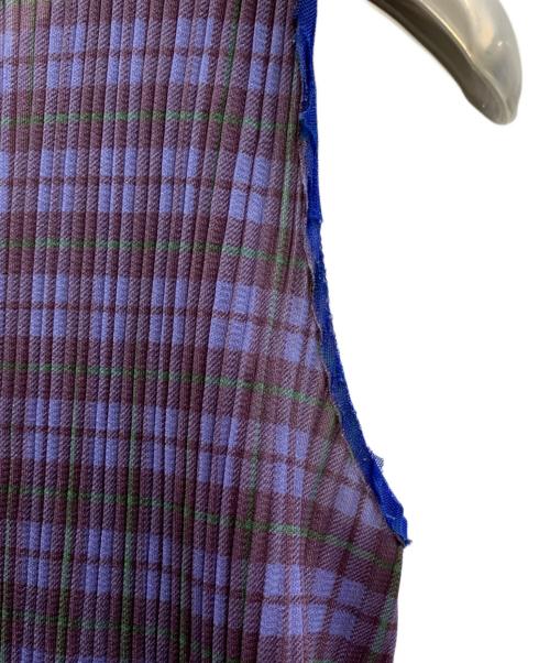 PLEATS PLEASE（プリーツプリーズ）PLEATS PLEASE (プリーツプリーズ) PLEATS PLEASE　プリーツワンピース パープル サイズ:2の古着・服飾アイテム