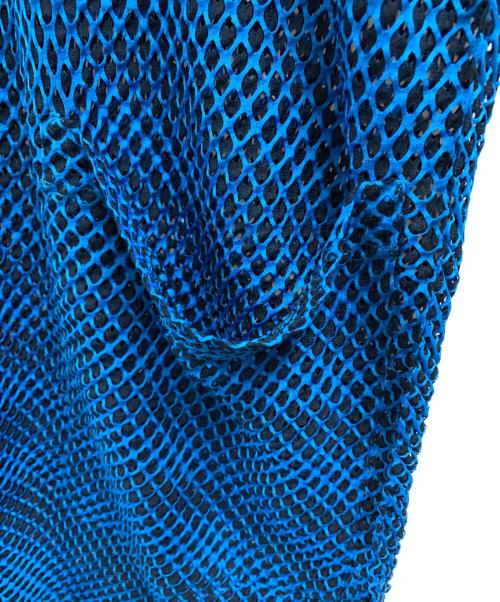 ISSEY MIYAKE me（イッセイ ミヤケ ミー）ISSEY MIYAKE me (イッセイ ミヤケ ミー) ISSEY MIYAKE me　メッシュワンピース ブルー サイズ:FREEの古着・服飾アイテム