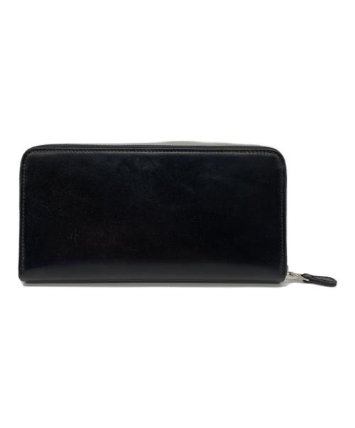 Whitehouse Cox（ホワイトハウスコックス）Whitehouse Cox (ホワイトハウスコックス) Whitehouse Cox　ラウンドファスナー財布 ブラックの古着・服飾アイテム