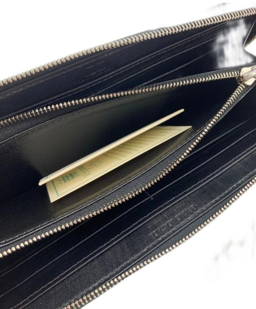 Whitehouse Cox（ホワイトハウスコックス）Whitehouse Cox (ホワイトハウスコックス) Whitehouse Cox　ラウンドファスナー財布 ブラックの古着・服飾アイテム