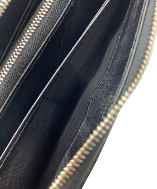 Whitehouse Cox（ホワイトハウスコックス）Whitehouse Cox (ホワイトハウスコックス) Whitehouse Cox　ラウンドファスナー財布 ブラックの古着・服飾アイテム