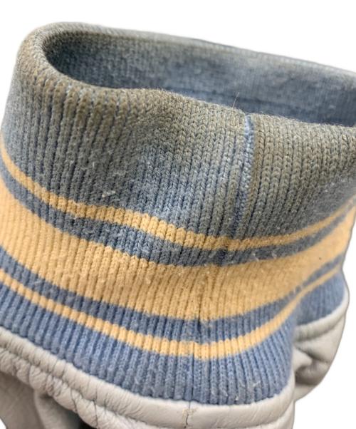 AVIREX（アヴィレックス）AVIREX (アヴィレックス) バーシティー シグネチャー レザージャケット スカイブルー サイズ:2XLの古着・服飾アイテム