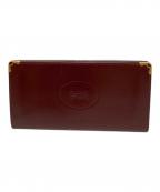 Cartierカルティエ）の古着「Cartier　札入れ」｜ワインレッド