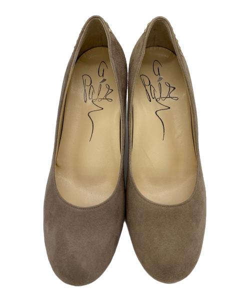 a pair（ア・ペア）a pair (ア・ペア) a pair　ハイヒールパンプス ブラウン サイズ:23.5の古着・服飾アイテム