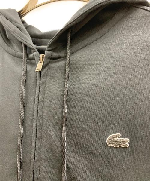 LACOSTE（ラコステ）LACOSTE (ラコステ) LACOSTE　COOL MAXジップアップスウェットフーディー ブラック サイズ:38の古着・服飾アイテム