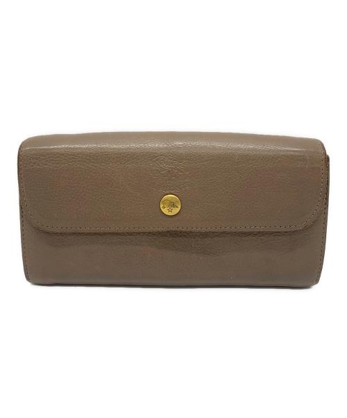IL BISONTE（イル ビゾンテ）IL BISONTE (イル ビゾンテ) IL BISONTE　長財布 ベージュの古着・服飾アイテム