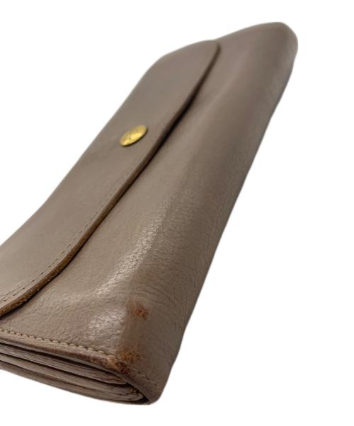IL BISONTE（イル ビゾンテ）IL BISONTE (イル ビゾンテ) IL BISONTE　長財布 ベージュの古着・服飾アイテム