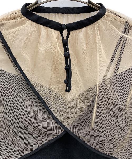 Ameri（アメリ）AMERI (アメリ) AMERI　セットアップワンピース ベージュ×ブラック サイズ:Mの古着・服飾アイテム