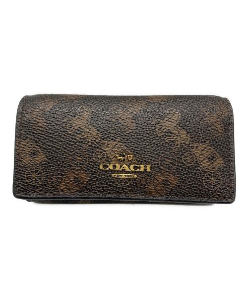 COACH（コーチ）COACH (コーチ) COACH　キーケース ダークブラウンの古着・服飾アイテム